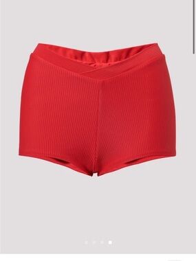 JADE Swim Red Raya Bikini Shorts